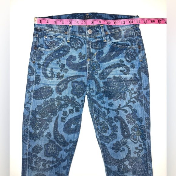 Citizens Of Humanity Womens Floral Paisley Avedon Low Rise Skinny Leg Jeans 26 - Picture 5 of 11
